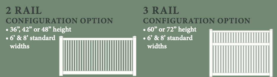 Two rail and three rail